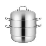 Hot Selling OEM Kitchen Cookware Cooking Pot 2 layer Kitchenware Soup Pot