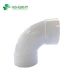 Pn16 Pressure Rating Round Head Code PVC Pipe Fitting for Water Drainage in