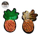 Summer Fuirt Flip Sequin Patch Washable Sew / Iron Backing For Kids Clothing