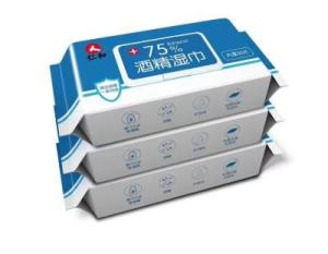 Wholesale Hand Cleaning 75% Food Grade Alcohol Wipes With Non Woven Material from china suppliers