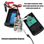 Portable Automotive 12V 6A Lead Acid Battery Chargers with cooling fan