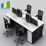 Fashion Office Furniture Partitions / Office Workstation Table With 1.5mm