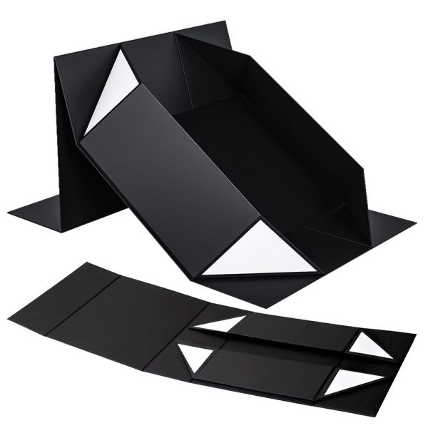 Custom Flip Top Gift Box One - Piece Colorful Foldable Gift Box Extra Hard Book Style Gift Packaging Box