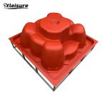 unique design square gel-coat spa hot tub mold (male mold) 8-person party spa
