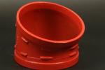 WFZT Water Grooved Fittings Victaulic 90 Elbow For Industrial