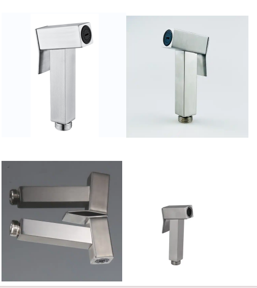 Sustainable Rinse Enabled Modern Brushed Nickel Toilet Spray For Optimal Cleaning