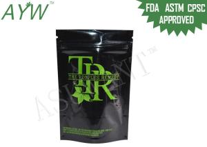 Wholesale 1/8 Oz Medical Marijuana Packaging Doypack , Fragrance Barrier Lockable Medicine Bag For Remedy Weed from china suppliers