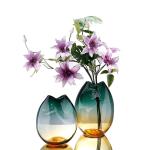 Mouth Blown Nordic Artificial Decorative Glass Vases