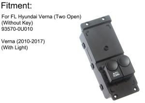 Wholesale Verna Pride Hyundai Electric Window Switch 2 Door Electric Switch Button from china suppliers