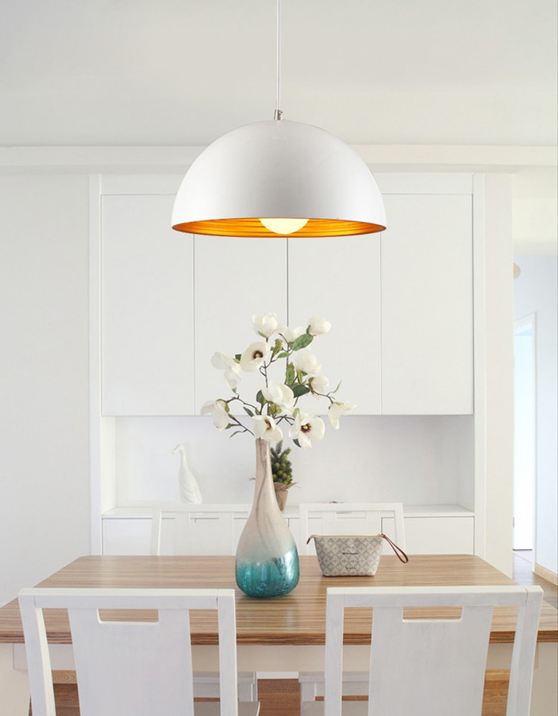 Loft Industrial Vintage Lamp Shape Chandelier Black White hanging lamp lighting（WH-VP-128)