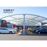 Steel Frame Metal Pergola for Car Port Parking White Powder Coating and Heat