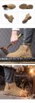 Men'S Suede Kevlar Steel Toe Welding Safety Shoes Anti Smashing Rubber Work