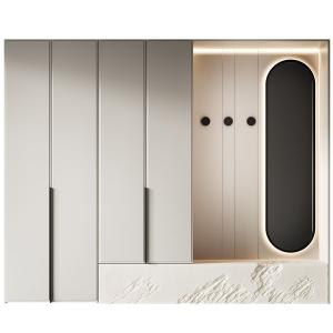 Wholesale Custom Made Bedroom Furniture New Design Wooden Wardrobe Cabinet With Mirror from china suppliers