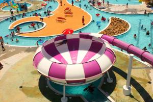 Wholesale Fiberglass Material Bowl Water Slide Commercial Playground Equipment 15kW Power from china suppliers