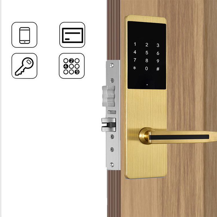 High Security Touch Keypad Apartment Smart Door Lock With Smart TTlock APP