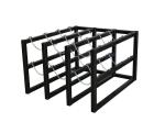 Metal Fab Oxygen Cylinder Rack OSHA 4 Cylinder Gas Bottle Rack