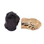 Electroplate Die Casting Bottle 42x31mm Zamak Perfume Caps