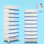 Steel Pharmacy Medicine Display Racks Single Sided Pull Out