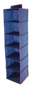 Wholesale Blue Shelf Hanging Organizer , Closet Organizer For Hanging Clothes from china suppliers