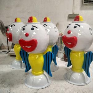 Wholesale Water Park Kids Water Splash Pad Equipment Big Head Clown for Children Swimming Pool from china suppliers
