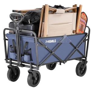 Wholesale Heavy Duty Folding Utility Wagon For Outdoor Activities 265 Lbs Capacity Perfect For Camping Gardening And Shopping from china suppliers