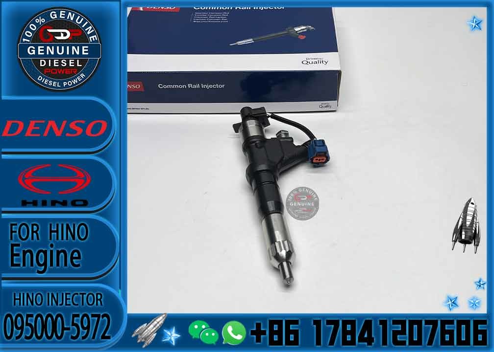 Injector For HINO Diesel Fuel Injector 095000-5972 095000-5970 095000-5971 23670-E0360 For HINO 700 Series E13C