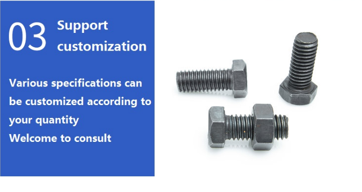 High Precision Stainless Steel 304 Hex Bolts and Nuts for High Temperature Applications