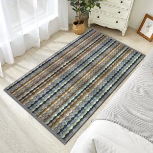 Wholesale Polypropylene Striped Bathroom Mat Non Slip Floor Runner 37*57cm from china suppliers