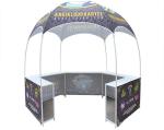 Advertising Outdoor Event Tent White Powder Coated Dye Sublimation Oxford Kiosk