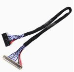 LVDS Cable Copper Conductor Industrial Monitor 1-5m Length UL VW-1 PVC Jacket