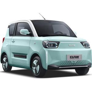 Wholesale 120km Pure Electric Beiqi Baw Yuanbao Pony 4 Seats Mini Ev for Adults Energy Vehicles Smart RHD Electric Car Wheelbase 2050 from china suppliers