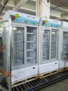 Wholesale Vertical Frost Free Sliding Door Display Beverage Refrigerator / Glass Door Chiller from china suppliers