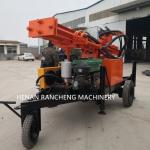 150m Hydraulic Trailer Mounted Water Well Drilling Machinery with 32HP Diesel