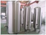 Elliptical Dish End Stainless Steel Air Receiver Tank , Pneumatic Pressure