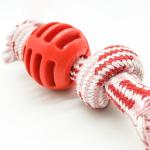 Double Knot Cotton Washable Rope Ball Dog Toy Durable Rope Chew Toys 50g