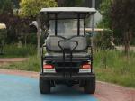 Black Electric 48 Volt 4 Seater Golf Cart 470kg Weight LED Lighting Low Speed