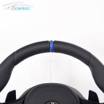 3.5KG BMW Full Leather Car Steering Wheel Black Toray Carbon Fiber Twill