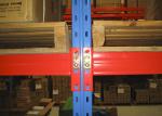 Double Deep Cross Beam Selective Pallet Rack Uprights 1000kg/Layer