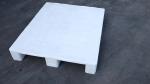 Warehouse steel reinforced plastic pallet