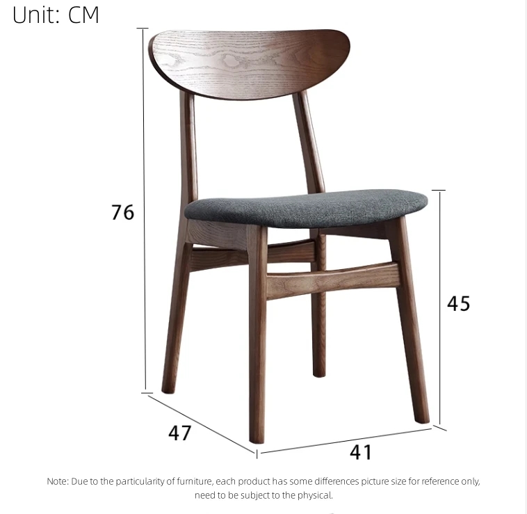 Traditional Dark Brown Wood Dining Chairs For Kitchen And Restaurant