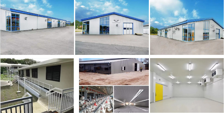 Prefab Engineering Galvanized Workshop Steel Warehouse Buildings Design