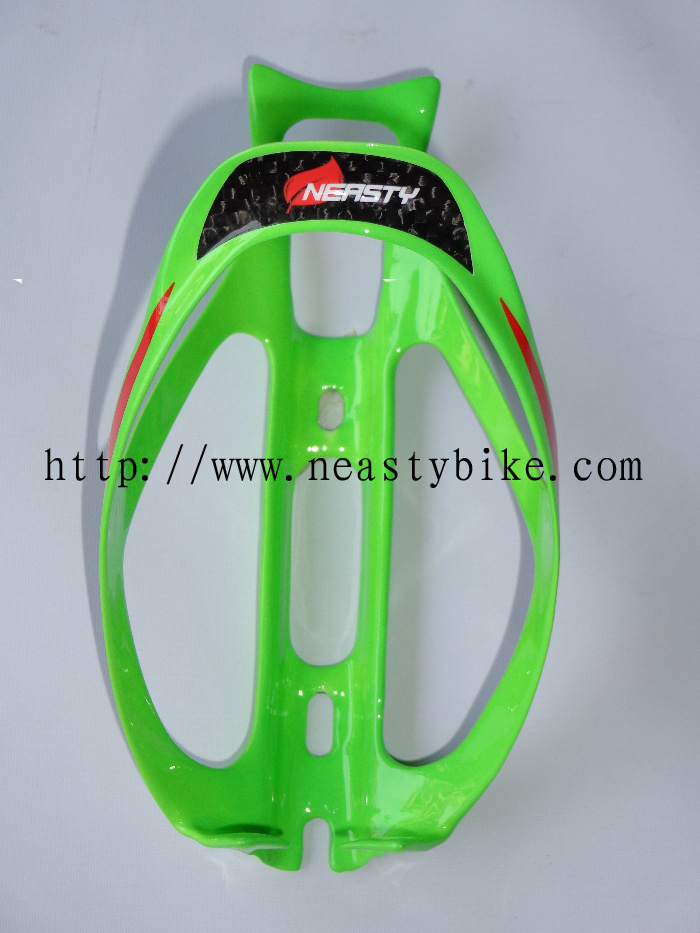 NT-BC2007 Cycling Green Fashion Carbon Fiber Bottle Cage