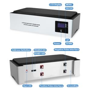 Wholesale Wholesale 48v Solar Battery Lithium 100ah 200ah Stackable Lifepo4 Battery Akku 51.2v from china suppliers