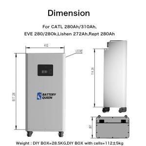 Wholesale EU Stock Seplos 48V 280AH/300AH DIY Battery Kits With 16S 200A Seplos BMS For DIY Home Energy Storage from china suppliers