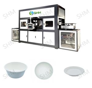 Wholesale Tableware Sugarcane Bagasse Paper Plate Making Machine Production Line from china suppliers