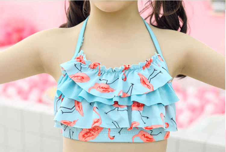 Baby Girls Two Pieces Bikini Set Swimwear Beach Swimsuit Swimming Suit for Children