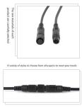 m10 nylon led outdoor waterproof male and female Circular plug wire connector