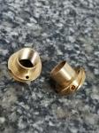 Red Bracket Sleeve Cover CNC Copper Parts , Cell Bronze Milling Brass Turning