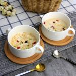 Savall Restaurants Round White Porcelain Dessert Bowls Customized