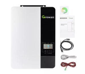 Wholesale Growatt inverter 48v SPF 3500ES 5000ES off grid 3.5kw 5kw solar inverter with or without battery from china suppliers